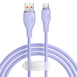 کابل تایپ سی فست شارژ 100 وات باسئوس Pudding P10355703 طول 1.2 متر کد 2