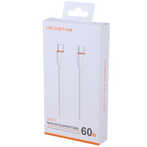 کابل دو سر تایپ سی فست شارژ 60 وات هایکو استار HS-130C-C طول 1 متر