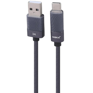 کابل تایپ سی فست شارژ 3 آمپر هیسکا LX-821AC طول 1 متر