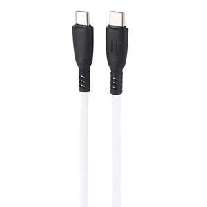 کابل کوتاه دو سر تایپ سی فست شارژ 60 وات ایکس او XO-NB-Q248B طول 25 سانتی متر