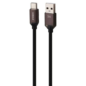 کابل تایپ سی فست شارژ 3 آمپر هیسکا LX-801AC طول 1 متر