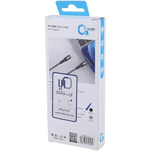 کابل دو سر تایپ سی فست شارژ 66 وات اکسیژن LX-27 طول 1 متر