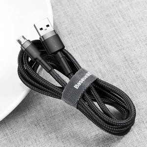 کابل میکرو یو اس بی 2.4 آمپر باسئوس Cafule CAMKLF-B طول 1 متر