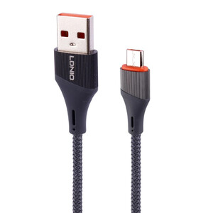 کابل میکرو یو اس بی فست شارژ 30 وات الدینیو LS631 طول 1 متر