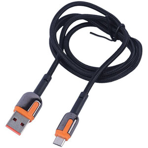 کابل میکرو یو اس بی فست شارژ 3.6 آمپر دنمن D40V طول 1 متر