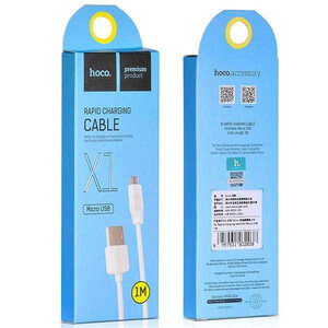 کابل میکرو یو اس بی 2.1 آمپر هوکو X1 Rapid طول 1 متر
