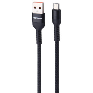 کابل میکرو یو اس بی فست شارژ 3.6 آمپر دنمن D39V طول 1 متر