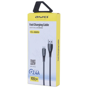 کابل میکرو یو اس بی فست شارژ 2.4 آمپر اوی CL-182M طول 1 متر
