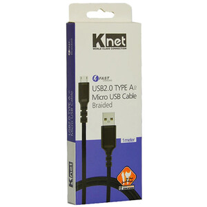 کابل میکرو یو اس بی فست شارژ کی نت K-C538 طول 1 متر
