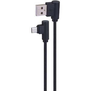 کابل میکرو یو اس بی فست شارژ ریمکس Highcopy دو سر L طول 1 متر