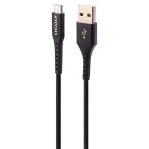 کابل میکرو یو اس بی فست شارژ 5 آمپر شوش SH65A طول 1.1 متر