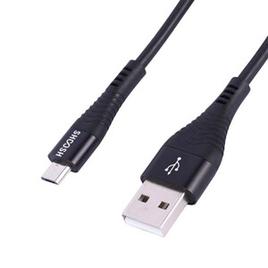 کابل میکرو یو اس بی فست شارژ 5 آمپر شوش SH406A طول 1.1 متر