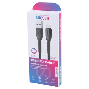 کابل میکرو یو اس بی فست شارژ 5 آمپر شوش SH103A طول 1.1 متر