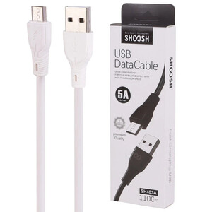 کابل میکرو یو اس بی فست شارژ 5 آمپر شوش SH403A طول 1.1 متر