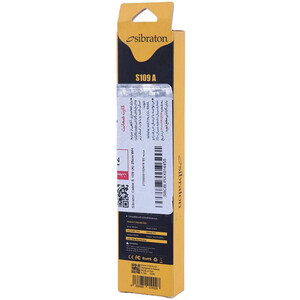کابل کوتاه میکرو یو اس بی 2.1 آمپر سیبراتون S109A طول 25 سانتی متر
