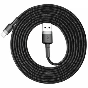 کابل لایتنینگ فست شارژ 1.5 آمپر باسئوس Cafule CALKLF-C طول 2 متر