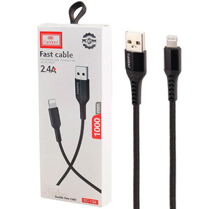 کابل لایتنینگ فست شارژ 2.4 آمپر ارلدام EC-139i طول 1 متر