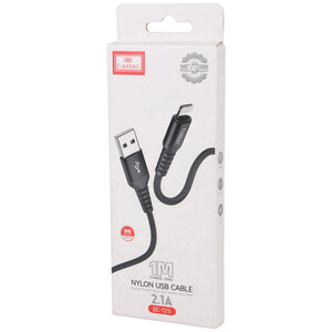 کابل لایتنینگ فست شارژ 2.1 آمپر ارلدام EC-121i طول 1 متر