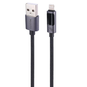 کابل لایتنینگ فست شارژ 2.4 آمپر یسیدو CA122L طول 1.2 متر