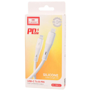 کابل تایپ سی به لایتنینگ فست شارژ 30 وات ارلدام EC-185C-L طول 1 متر