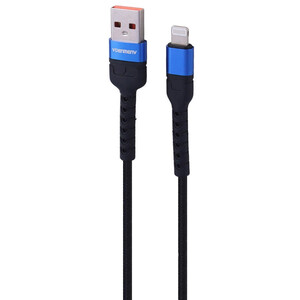 کابل لایتنینگ فست شارژ 3 آمپر دنمن D58L طول 1 متر