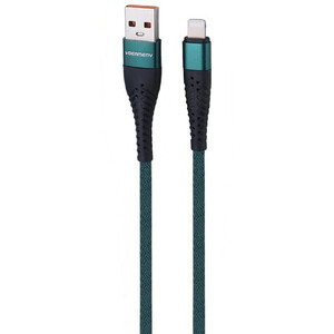کابل لایتنینگ فست شارژ 2.4 آمپر دنمن D45L طول 1 متر