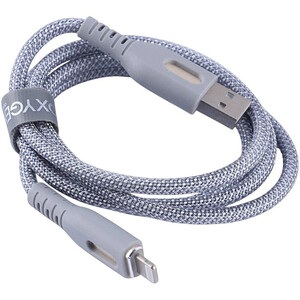 کابل لایتنینگ فست شارژ 3 آمپر اکسیژن LX-27 طول 1 متر