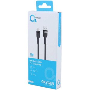 کابل لایتنینگ فست شارژ 3 آمپر اکسیژن LX-28 طول 1 متر