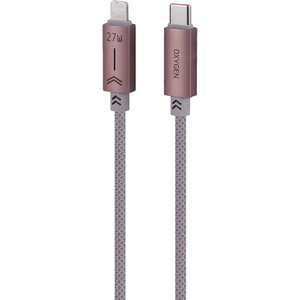 کابل تایپ سی به لایتنینگ فست شارژ 27 وات اکسیژن LX-47 طول 1.2 متر