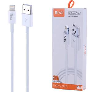 کابل لایتنینگ فست شارژ 3 آمپر بیوا C-10L طول 1.5 متر