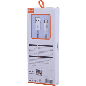 کابل لایتنینگ فست شارژ 3 آمپر بیوا C-10L طول 1.5 متر