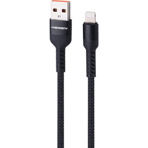 کابل لایتنینگ فست شارژ 3.6 آمپر دنمن D39L طول 1 متر