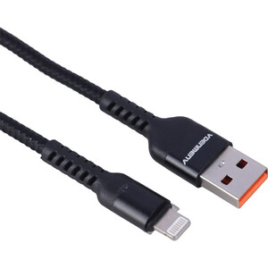 کابل لایتنینگ فست شارژ 3.6 آمپر دنمن D39L طول 1 متر