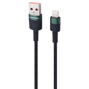 کابل لایتنینگ فست شارژ 3 آمپر دنمن D61L طول 1 متر