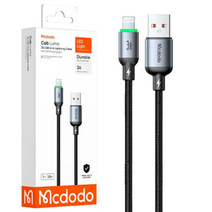 کابل لایتنینگ فست شارژ 3 آمپر مک دودو CA-654 طول 1 متر