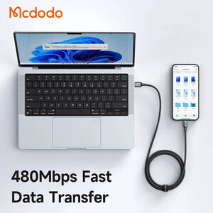 کابل لایتنینگ فست شارژ 3 آمپر مک دودو Cab Luma CA-6541 طول 2 متر