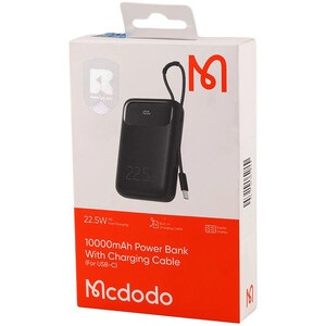 پاور بانک فست شارژ مک دودو MC-3243 PD 22.5W ظرفیت 10000 میلی آمپر ساعت
