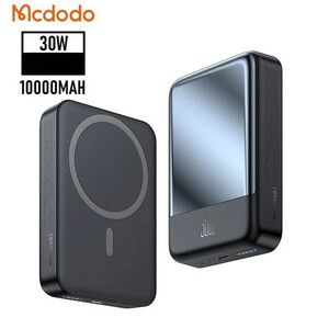 پاور بانک بی سیم فست شارژ مک دودو MC-593 PD 30W ظرفیت 10000 میلی آمپر ساعت