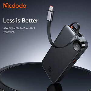 پاور بانک فست شارژ مک دودو MC-387 PD 30W ظرفیت 10000 میلی آمپر ساعت