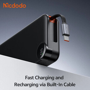پاور بانک فست شارژ مک دودو MC-387 PD 30W ظرفیت 10000 میلی آمپر ساعت