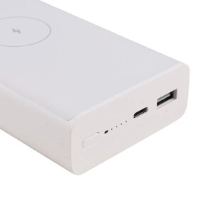 پاور بانک بی سیم فست شارژ شیائومی WPB15PDZM PD High Copy 18W ظرفیت 20000 میلی آمپر ساعت