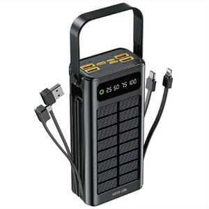 پاور بانک خورشیدی فست شارژ گرین لاین Solar X GLPX49 QC3.0 PD 22.5W ظرفیت 30000 میلی آمپر ساعت