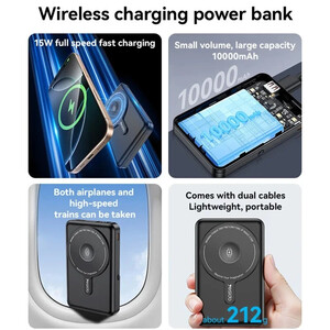 پاور بانک بی سیم فست شارژ یسیدو YP72 PD 22.5W ظرفیت 10000 میلی آمپر ساعت