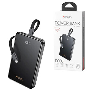 پاور بانک فست شارژ یسیدو YP75 PD 22.5W ظرفیت 10000 میلی آمپر ساعت