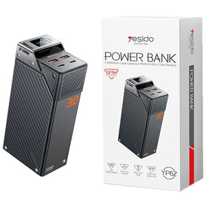 پاور بانک فست شارژ یسیدو YP62 PD 22.5W ظرفیت 30000 میلی آمپر ساعت