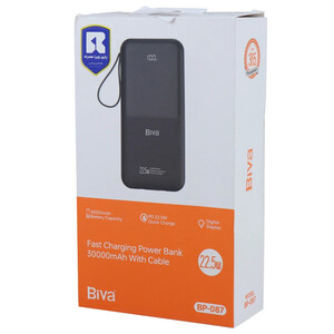 پاور بانک فست شارژ بیوا BP-087 PD 22.5W ظرفیت 30000 میلی آمپر ساعت