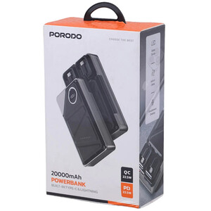 پاور بانک فست شارژ پرودو PD-PBFCH056 QC PD 22.5W ظرفیت 20000 میلی آمپر ساعت
