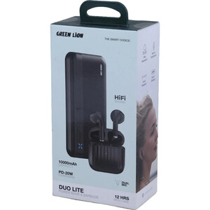 پکیج پاور بانک و هندزفری بلوتوثی گرین لاین Duo Lite GL-PB83 GNDUOL10TWS