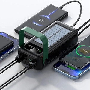 پاور بانک خورشیدی گرین لاین Solar Max 10.5W ظرفیت 50000 میلی آمپر ساعت
