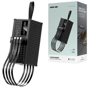 پاور بانک فست شارژ گرین لاین Container GL-PB82 GNCONPB50K QC3.0 PD 22.5W ظرفیت 50000 میلی‌ آمپر ساعت